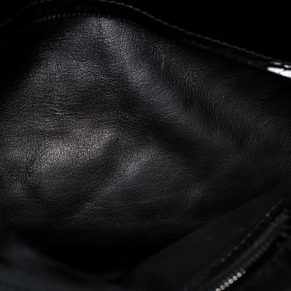 Christian Dior Patent Cannage Small Dior Soft Shopping Tote Black 14 of 19