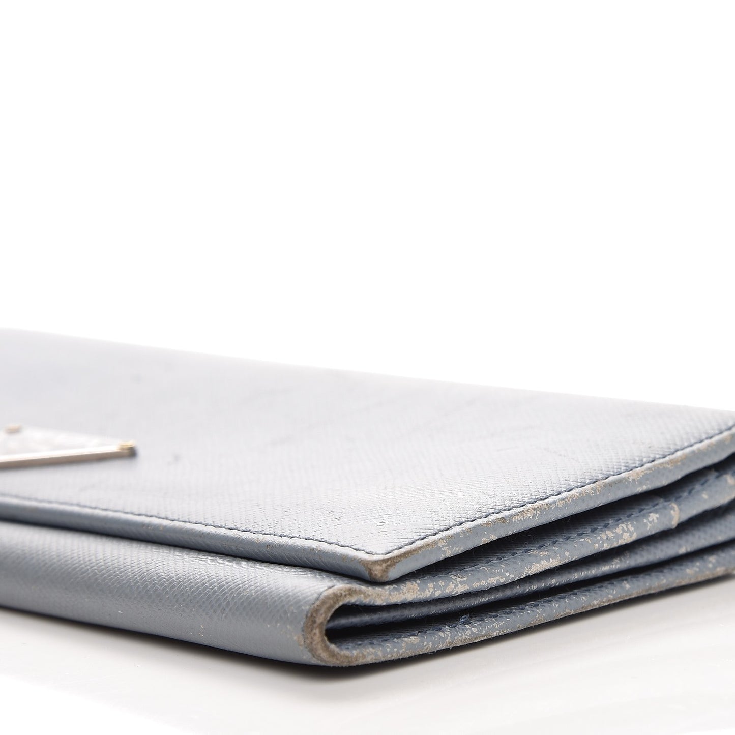 Saffiano Triangle Continental Flap Wallet Pervinca