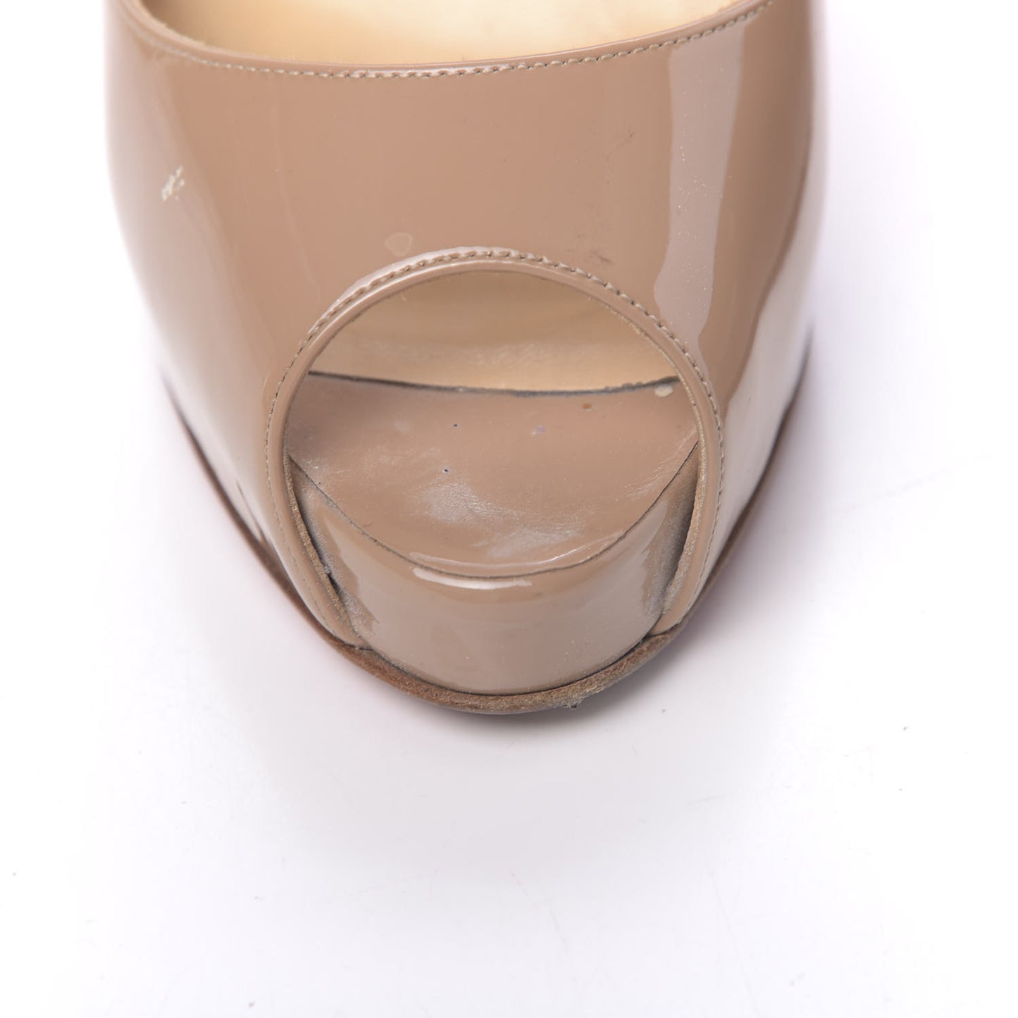Patent Very Prive 120 Pumps 38 Nude