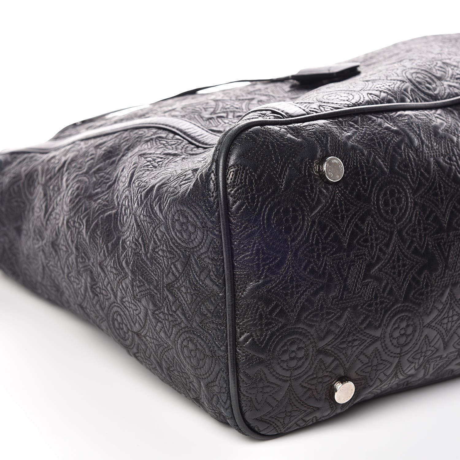 Louis Vuitton Monogram Lambskin Antheia Ixia GM Black 7 of 8