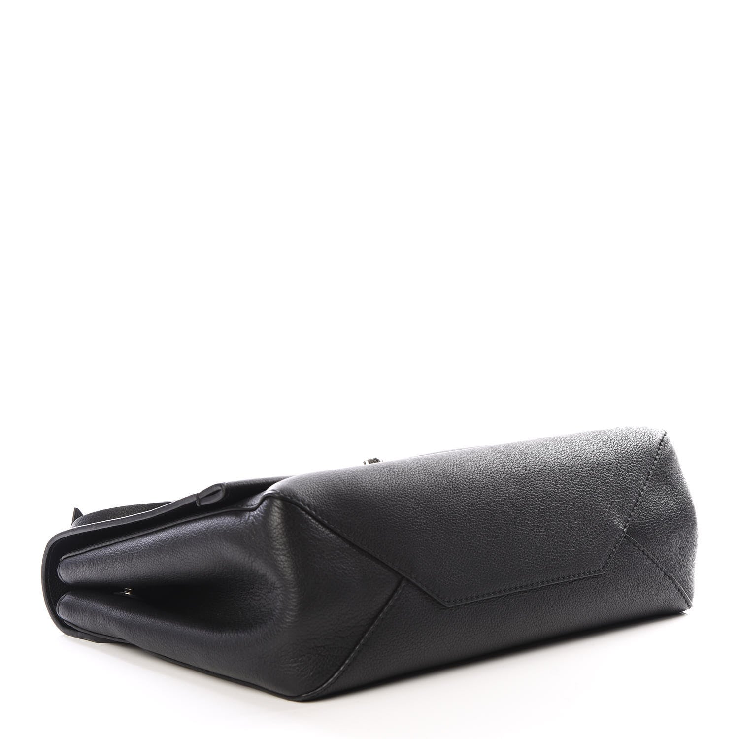 Louis Vuitton Soft Calfskin Lockme II Top Handle Black 3 of 8