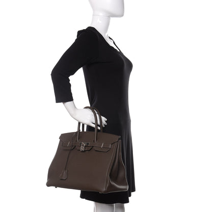 Hermes Togo Birkin 35 Ecorce 2 of 10