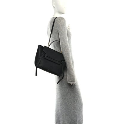 Celine Grained Calfskin Mini Belt Bag Black 2 of 10