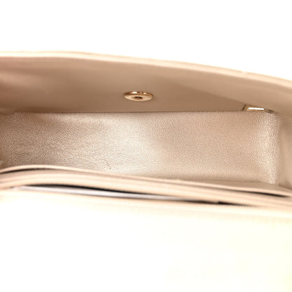Chanel Metallic Caviar Quilted Mini Rectangular Flap Gold 5 of 12