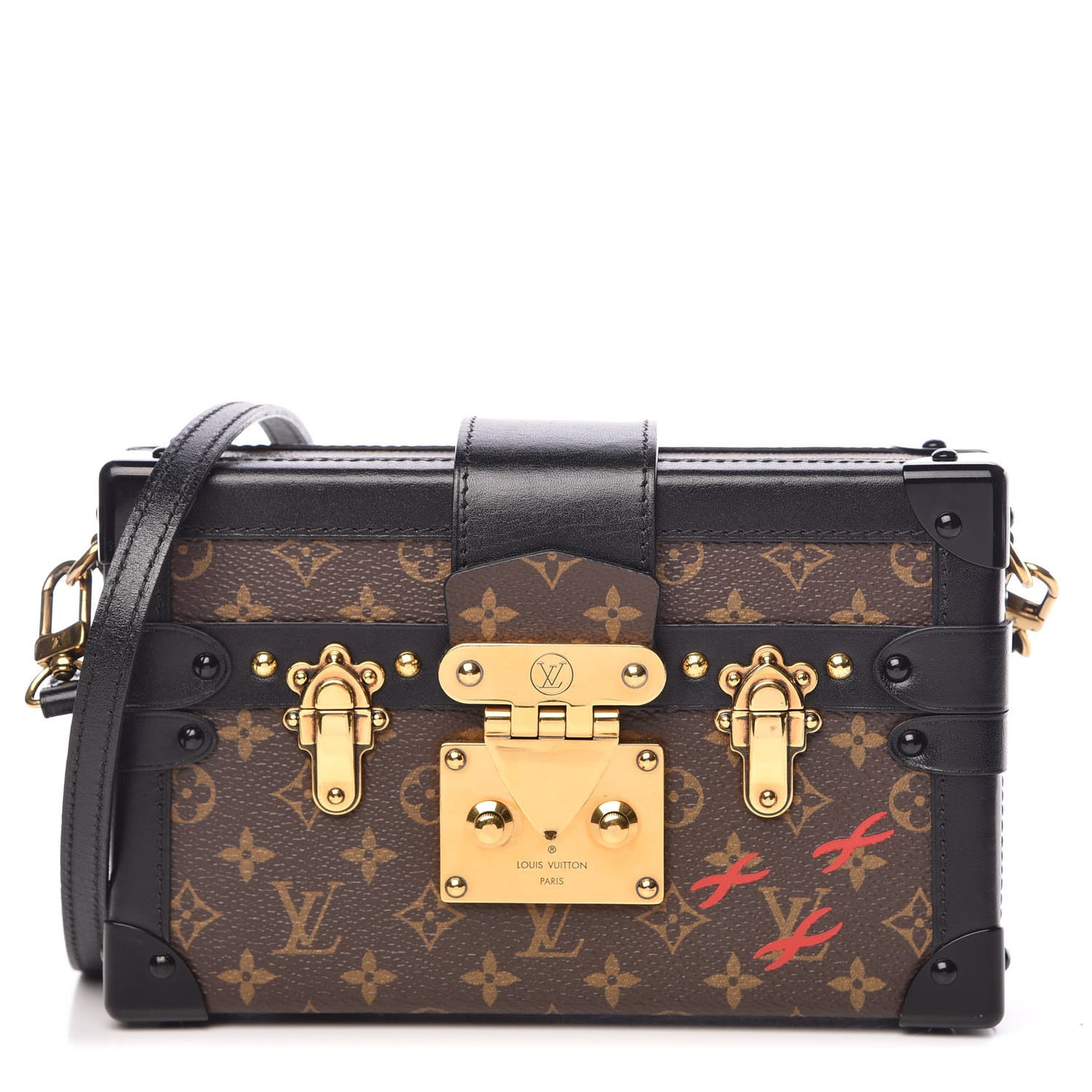Monogram Petite Malle Black