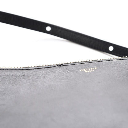 Celine Lambskin Small Trio Crossbody Bag Black 10 of 10
