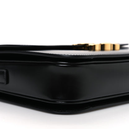 Celine Shiny Calfskin Medium Triomphe Black 9 of 10