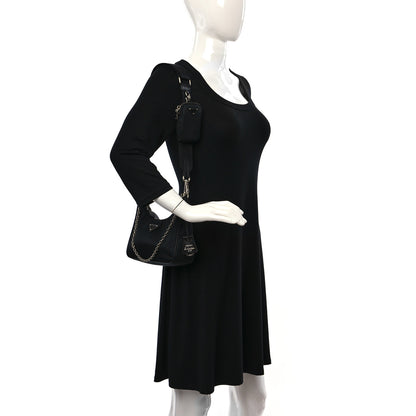 Prada Nylon Re-Edition 2005 Shoulder Bag Black 2 of 10