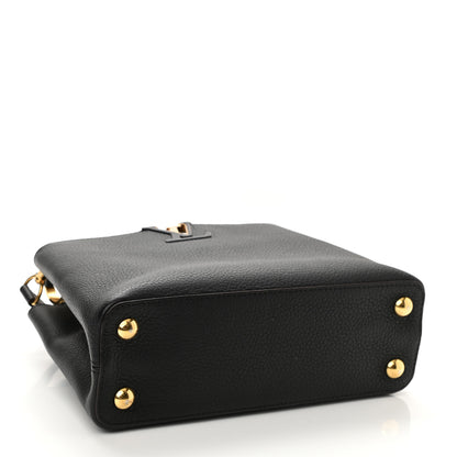 Louis Vuitton Taurillon Capucines BB Black 4 of 7