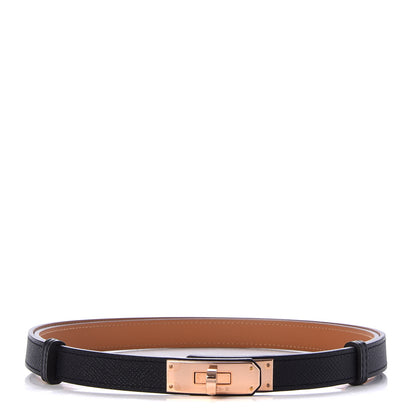 Hermes Epsom Kelly Belt Black 1 of 5
