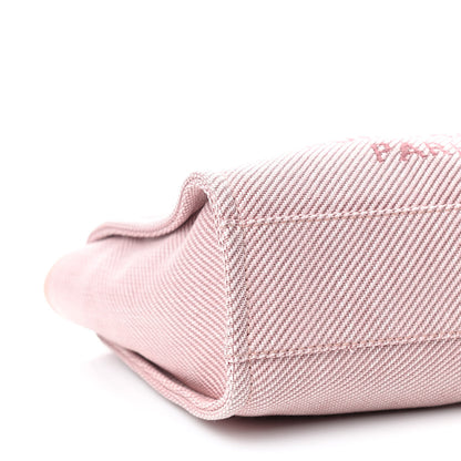 Chanel Mixed Fibers Calfskin Mini Deauville Tote Rose Pink 8 of 10