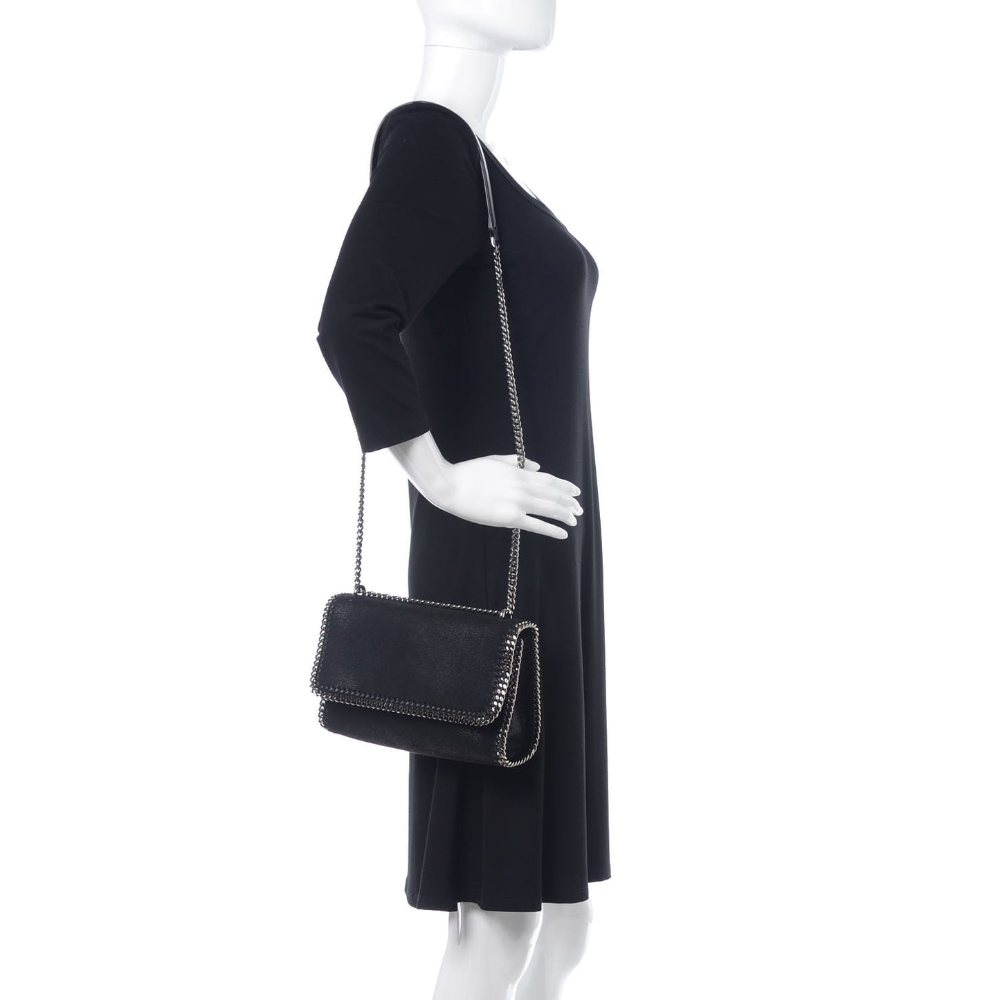 Shaggy Deer Falabella Crossbody Bag Black