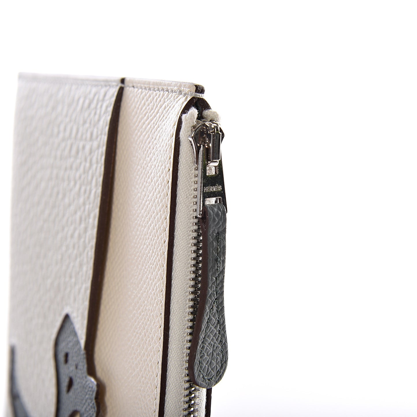 Togo Epsom Rooroo Pouch Craie Vert Amande Gris Pearl