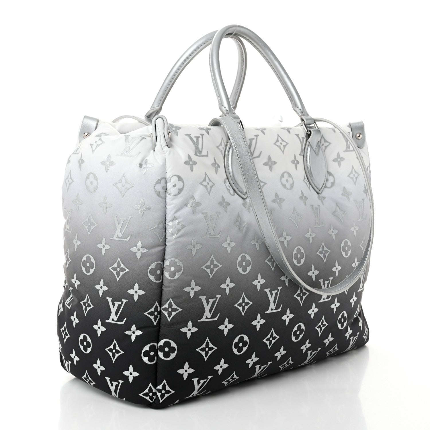 Louis Vuitton Nylon Monogram Gradient LV Snow Onthego MM MM Frost 3 of 9