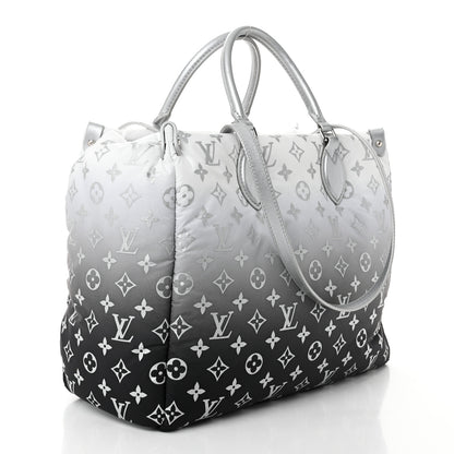 Louis Vuitton Nylon Monogram Gradient LV Snow Onthego MM MM Frost 3 of 9