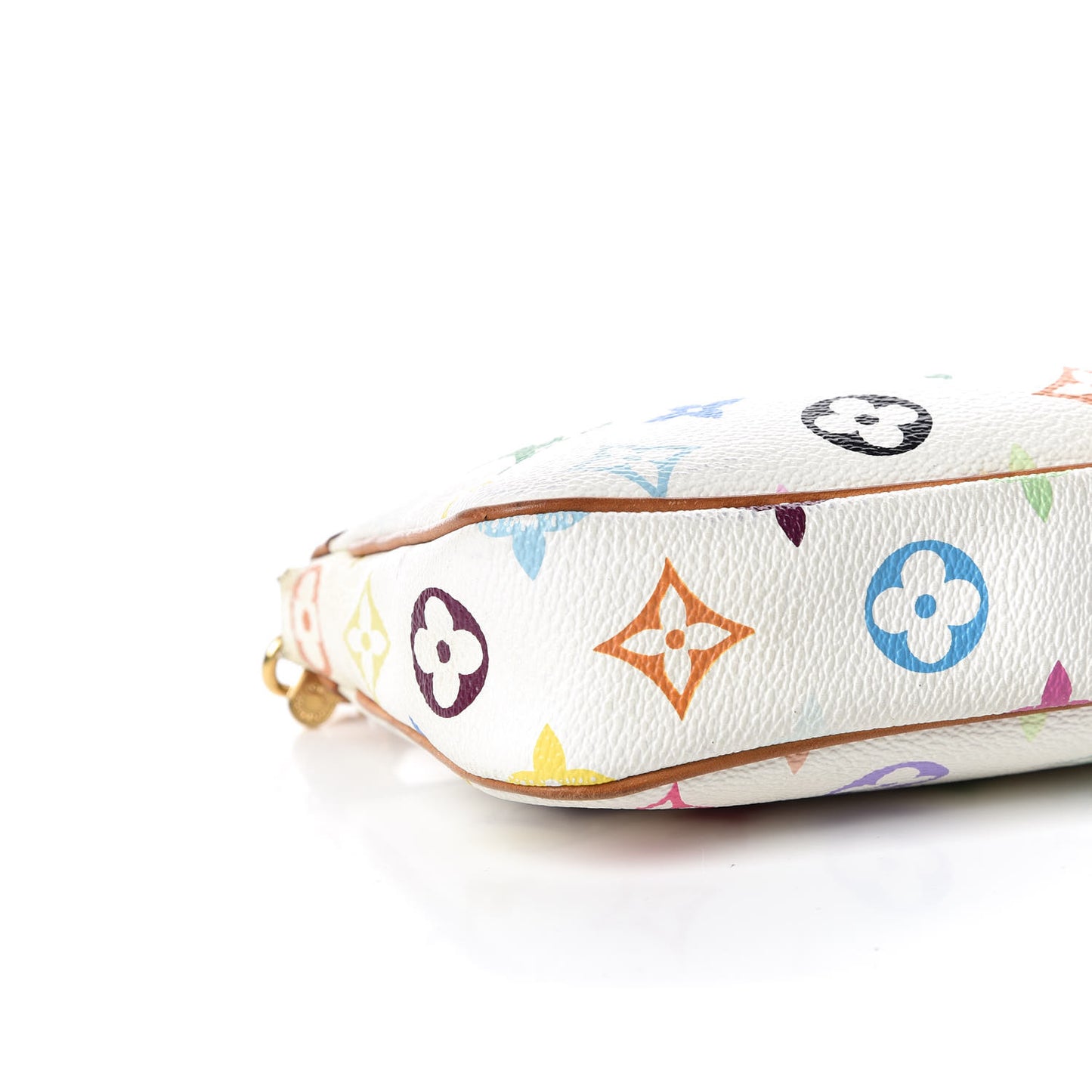 Monogram Multicolor Pochette Accessories White