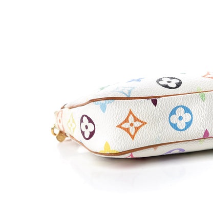 Louis Vuitton Monogram Multicolor Pochette Accessories White 5 of 20
