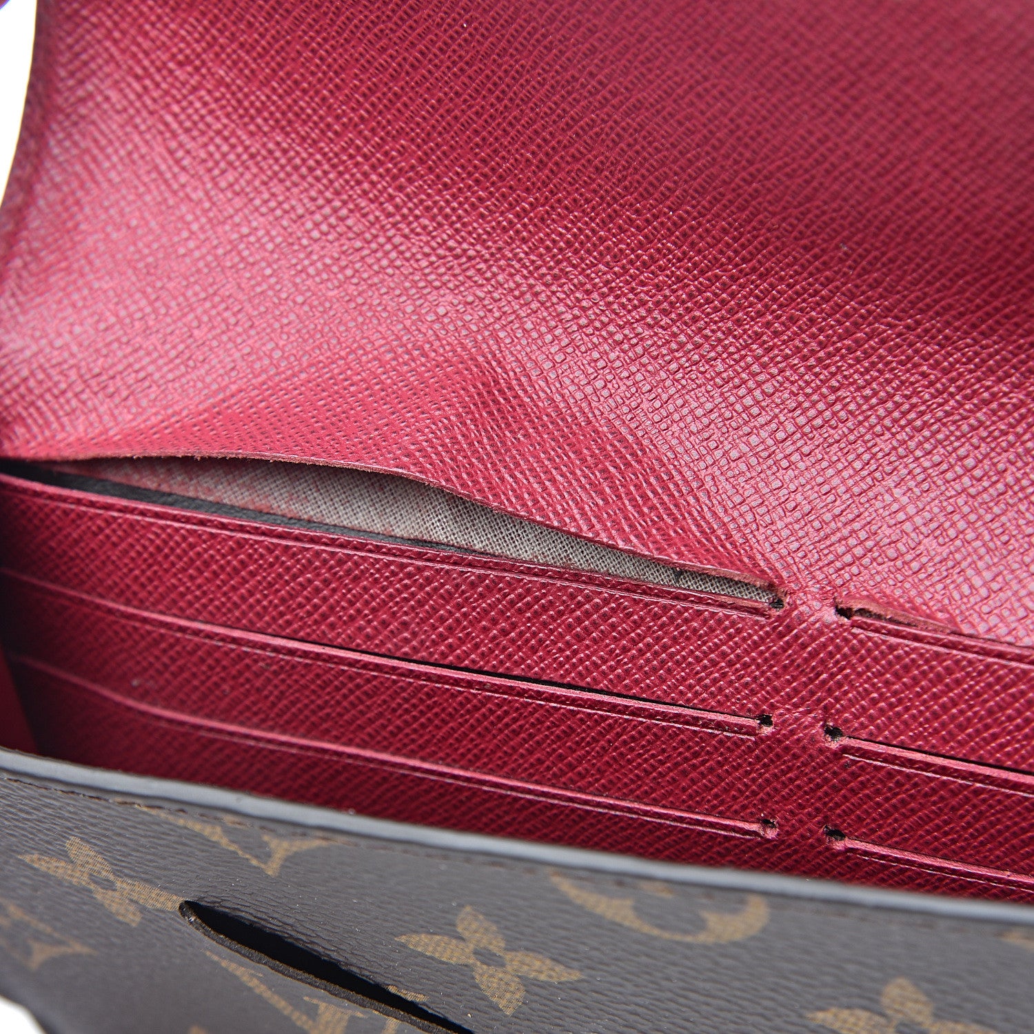 Louis Vuitton Monogram Jeanne Wallet Fuchsia 7 of 9
