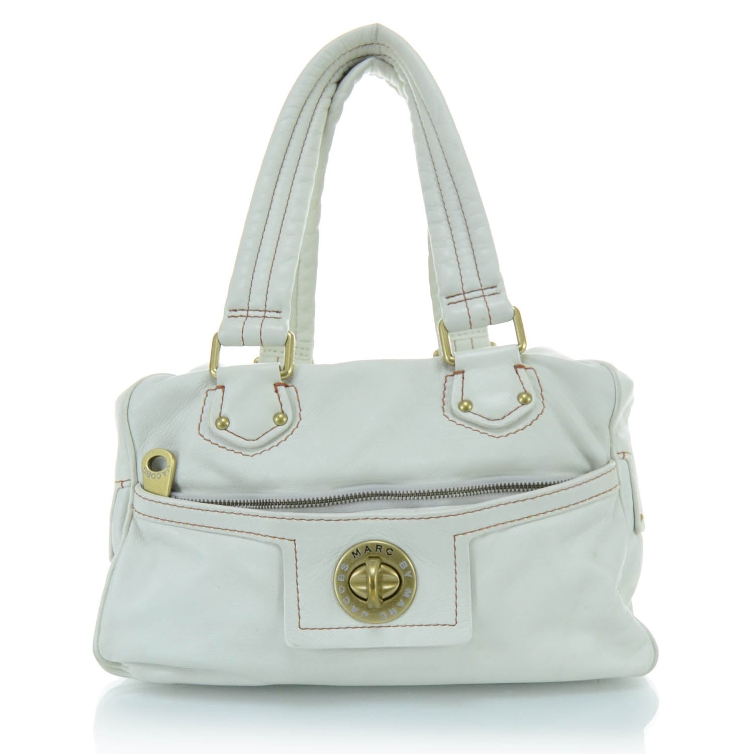 Marc Jacobs MARC BY Leather Tote White 1 of 9