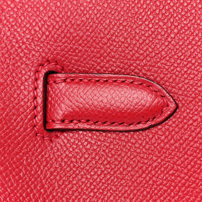 Hermes Epsom Birkin 40 Rouge Vif 10 of 51