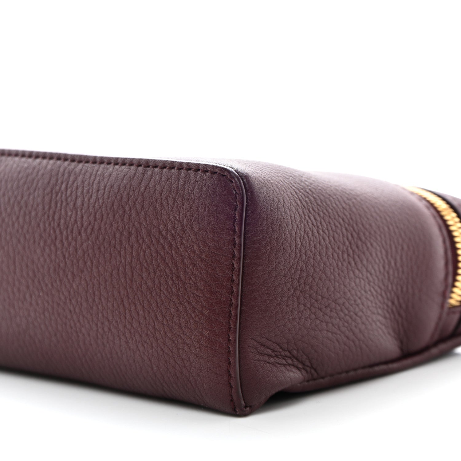 Loro Piana Grained Calfskin L19 Extra Pocket Pouch Azuki Beans 9 of 9