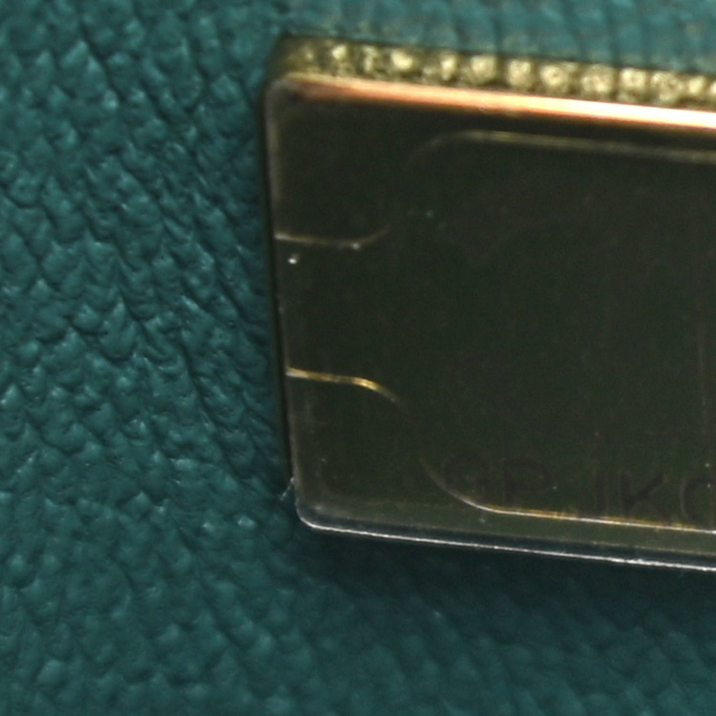 Caviar Quilted Small Coco Handle Flap Green