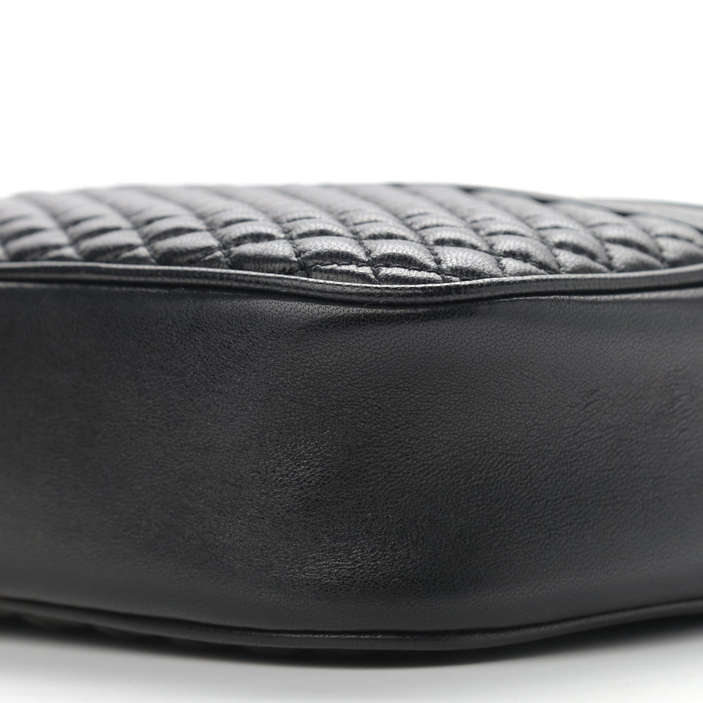 Lambskin Quilted Victoire Camera Bag Black