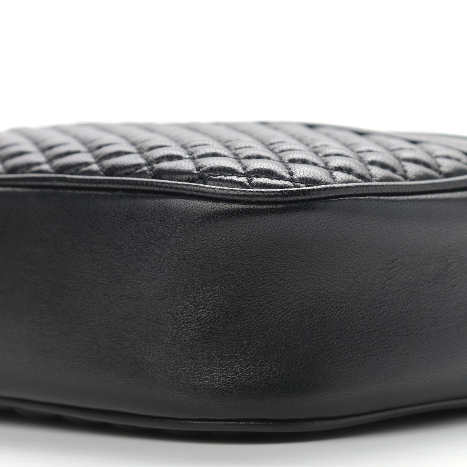 Saint Laurent Lambskin Quilted Victoire Camera Bag Black 5 of 11