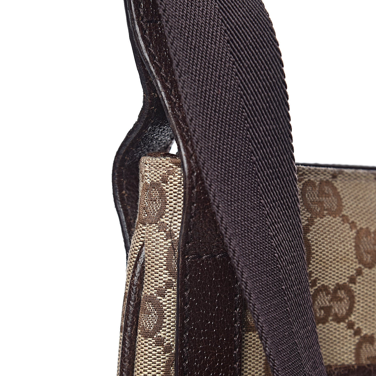 Gucci Monogram Large Flat Messenger Bag Dark Brown 13 of 13
