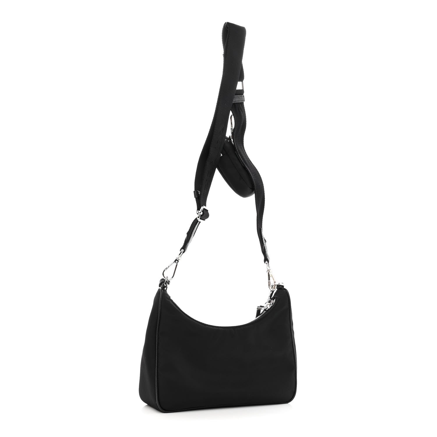 Prada Nylon Re-Edition 2005 Shoulder Bag Black 3 of 9