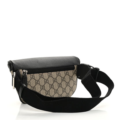 Gucci GG Supreme Monogram Belt Bag Black 3 of 11