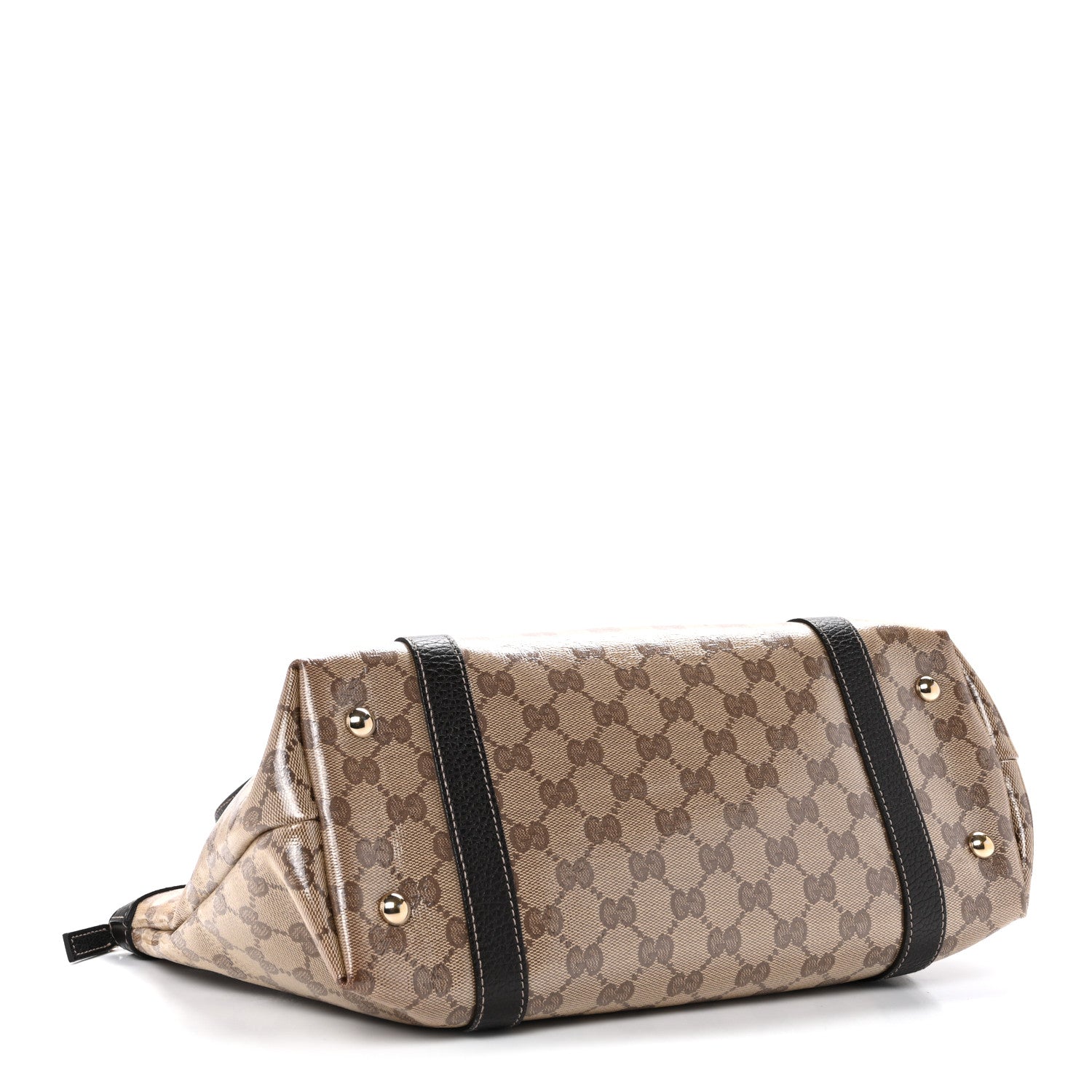 Gucci Crystal Monogram Medium Abbey Tote Brown 4 of 15