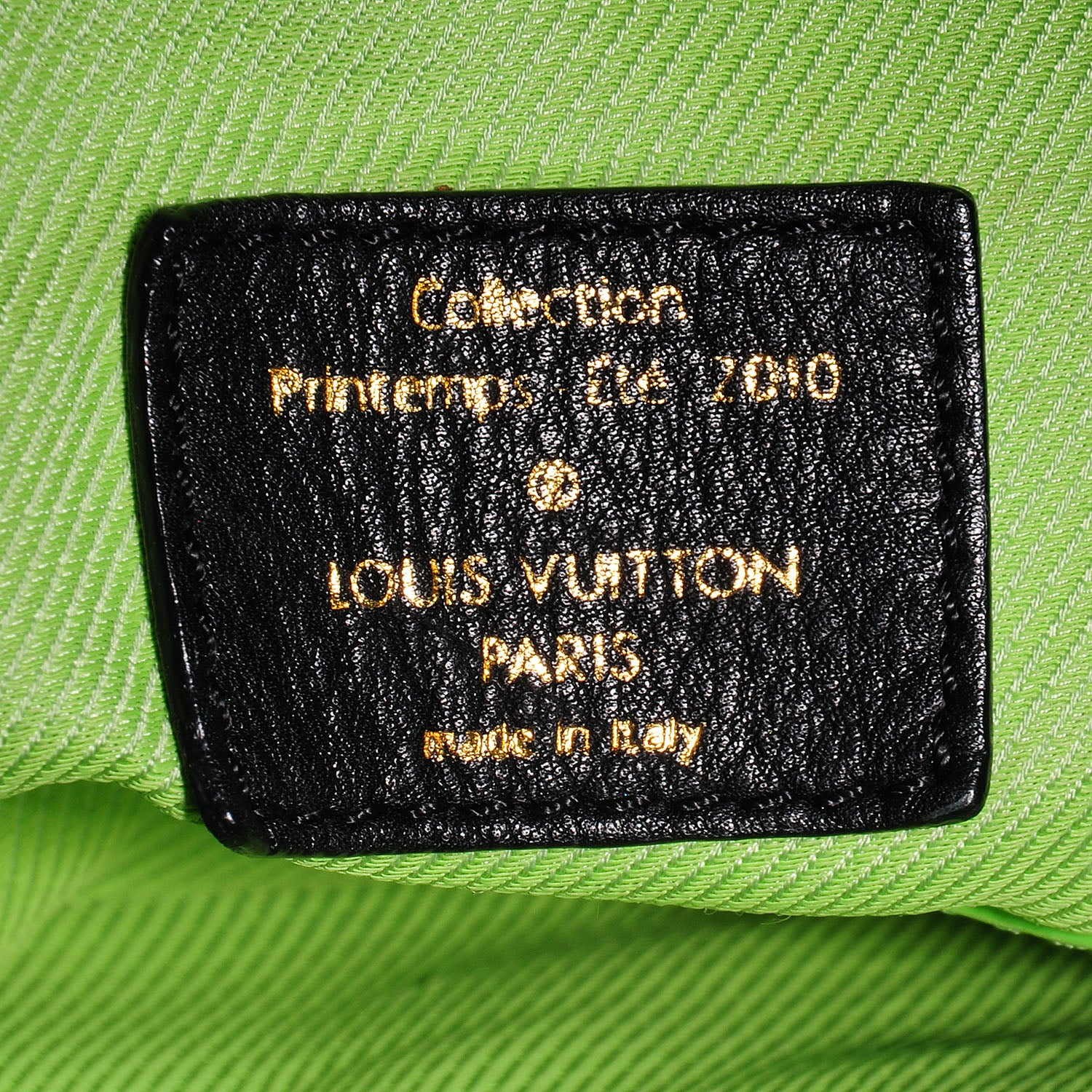 Louis Vuitton Fabric Jacquard Monogram Cheche Gypsy PM Vert 5 of 6