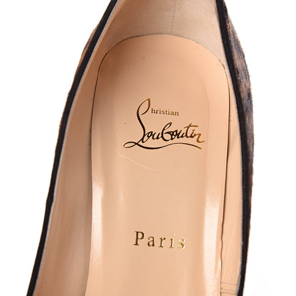 Christian Louboutin Calf Hair Leopard Bianca 140 Pumps 40.5 Leopard 7 of 14