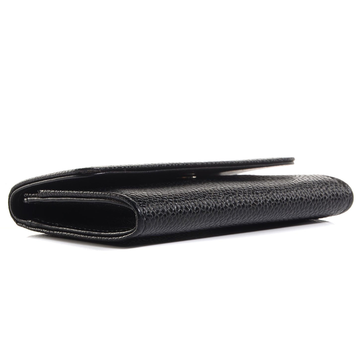 Caviar Timeless CC Flap Card Holder Black