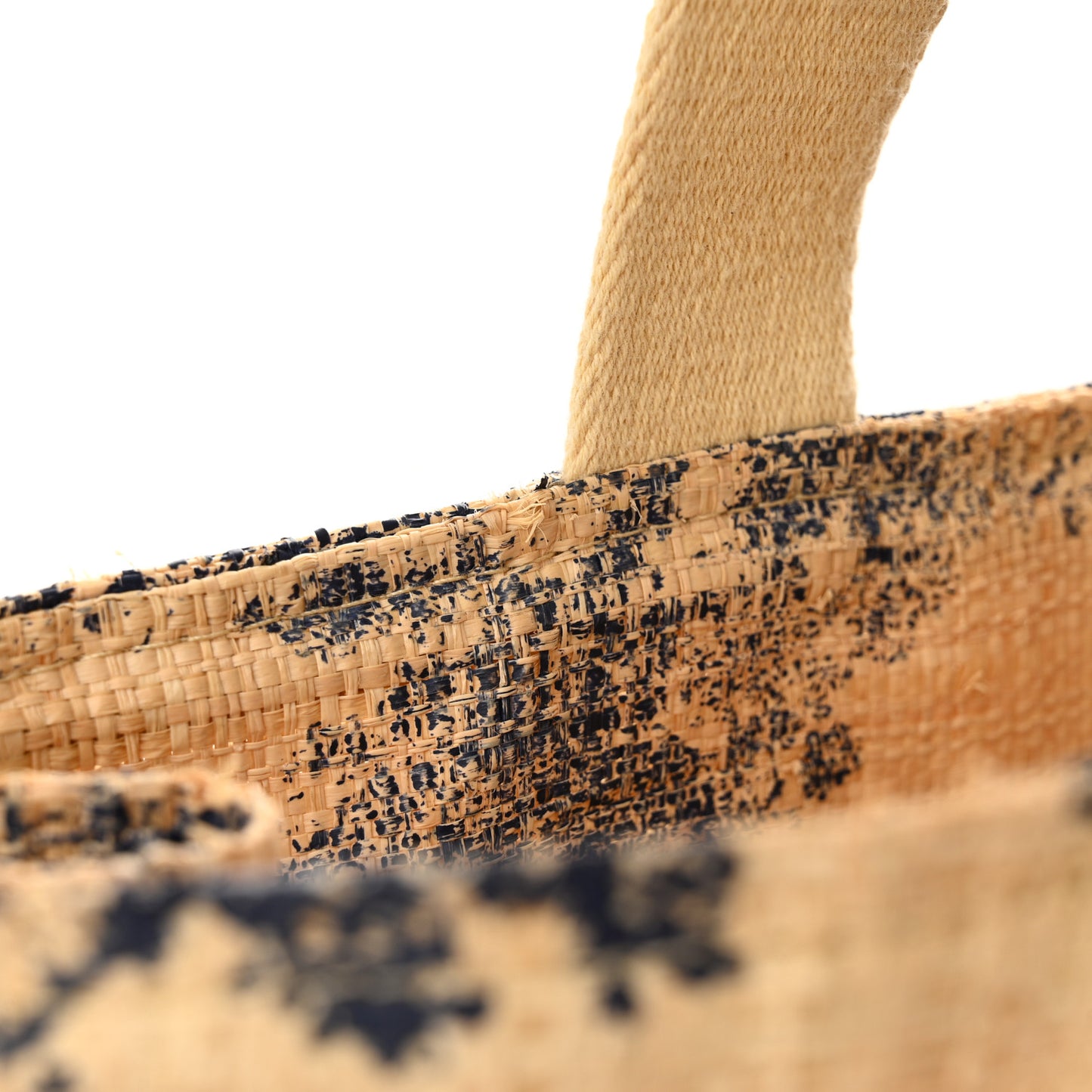 Straw Dioriviera Tote Beige