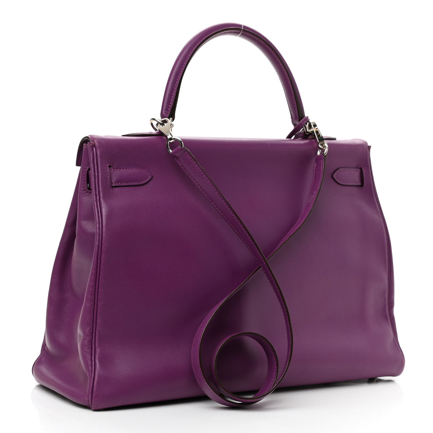 Hermes Swift Kelly Retourne 35 Cyclamen 2 of 17