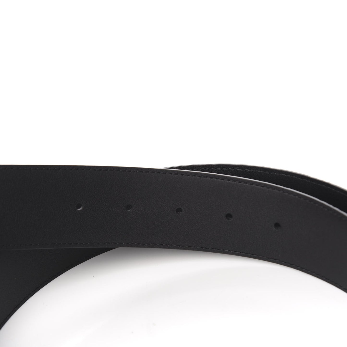 Guccissima Signature Interlocking G 40mm Belt 115 46 Black