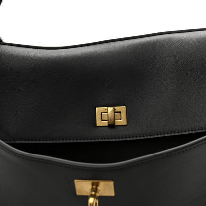 Balenciaga Smooth Calfskin Large Rodeo Top Handle Handbag Black 9 of 13