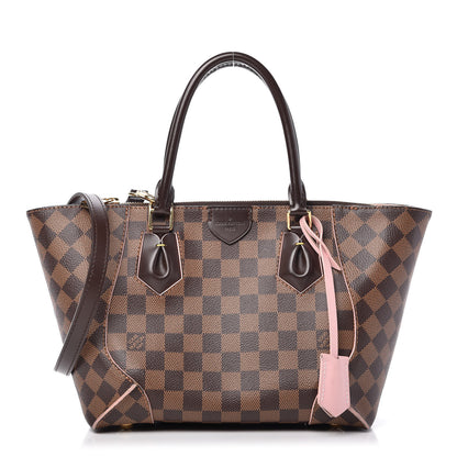 Louis Vuitton Damier Ebene Caissa Tote PM Rose Ballerine 1 of 10