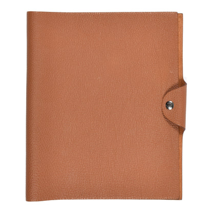 Hermes Togo Ulysse MM Notebook Cover Gold 1 of 4