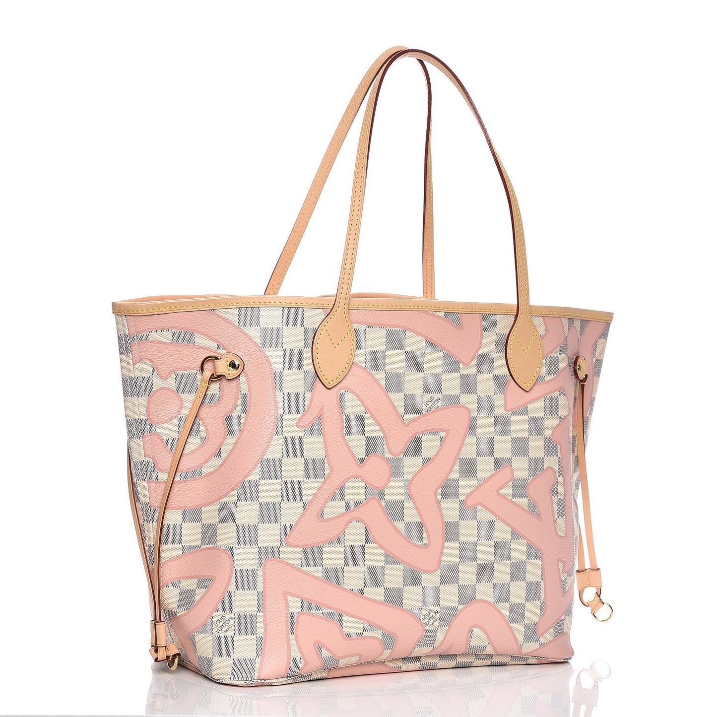 LOUIS VUITTON Damier Azur Tahitienne Neverfull MM