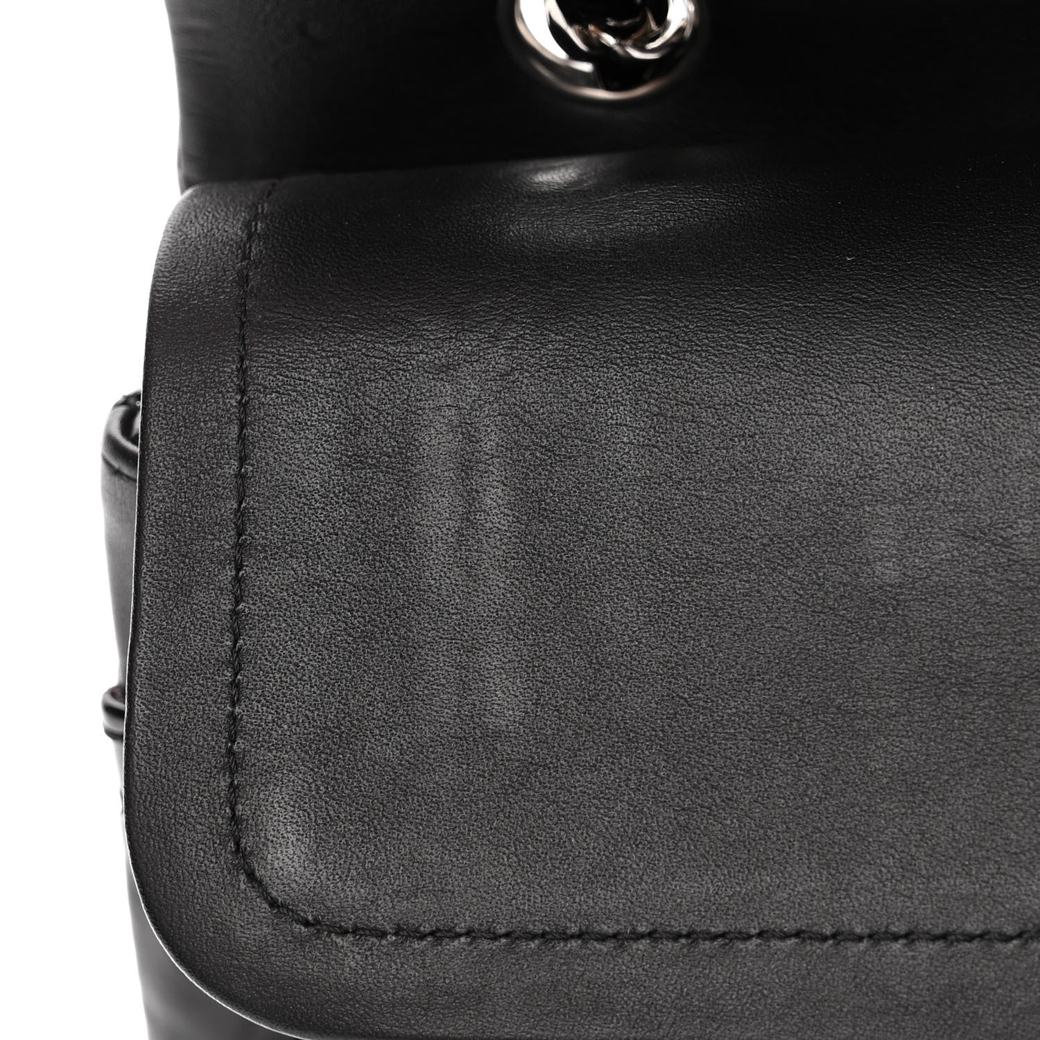 Chanel Patent Quilted Medium Double Flap Black 11 of 12