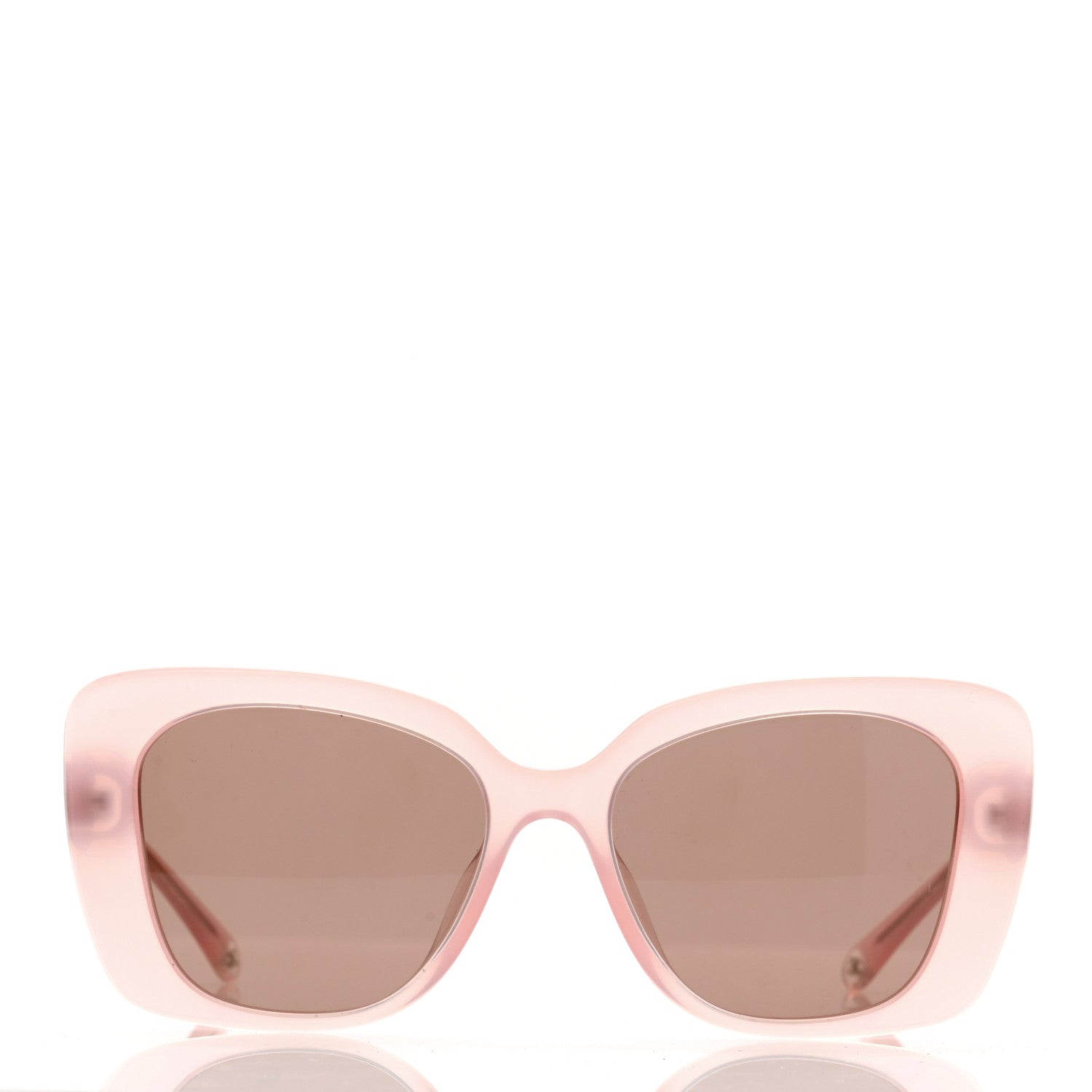 Chanel Acetate Rectangle Sunglasses 5504-A Light Pink 2 of 8