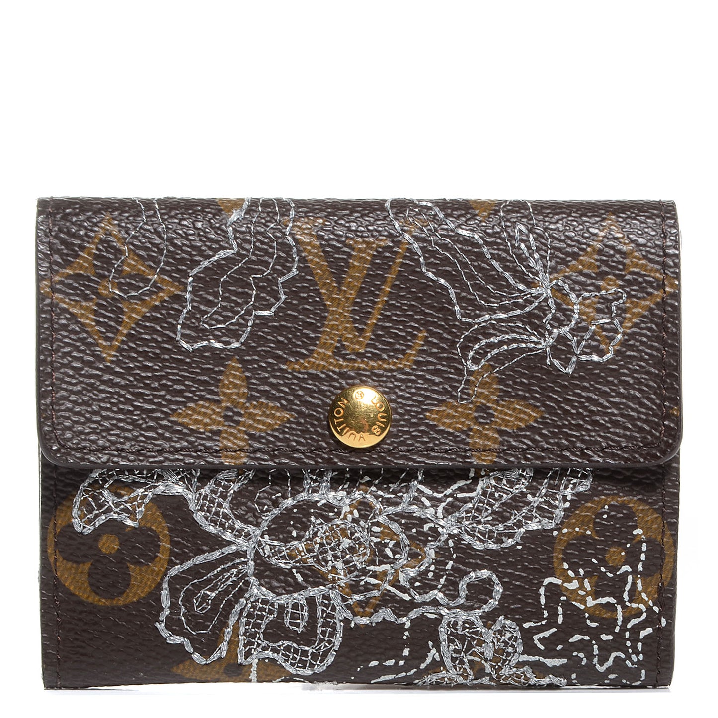 Monogram Dentelle Ludlow Wallet Silver