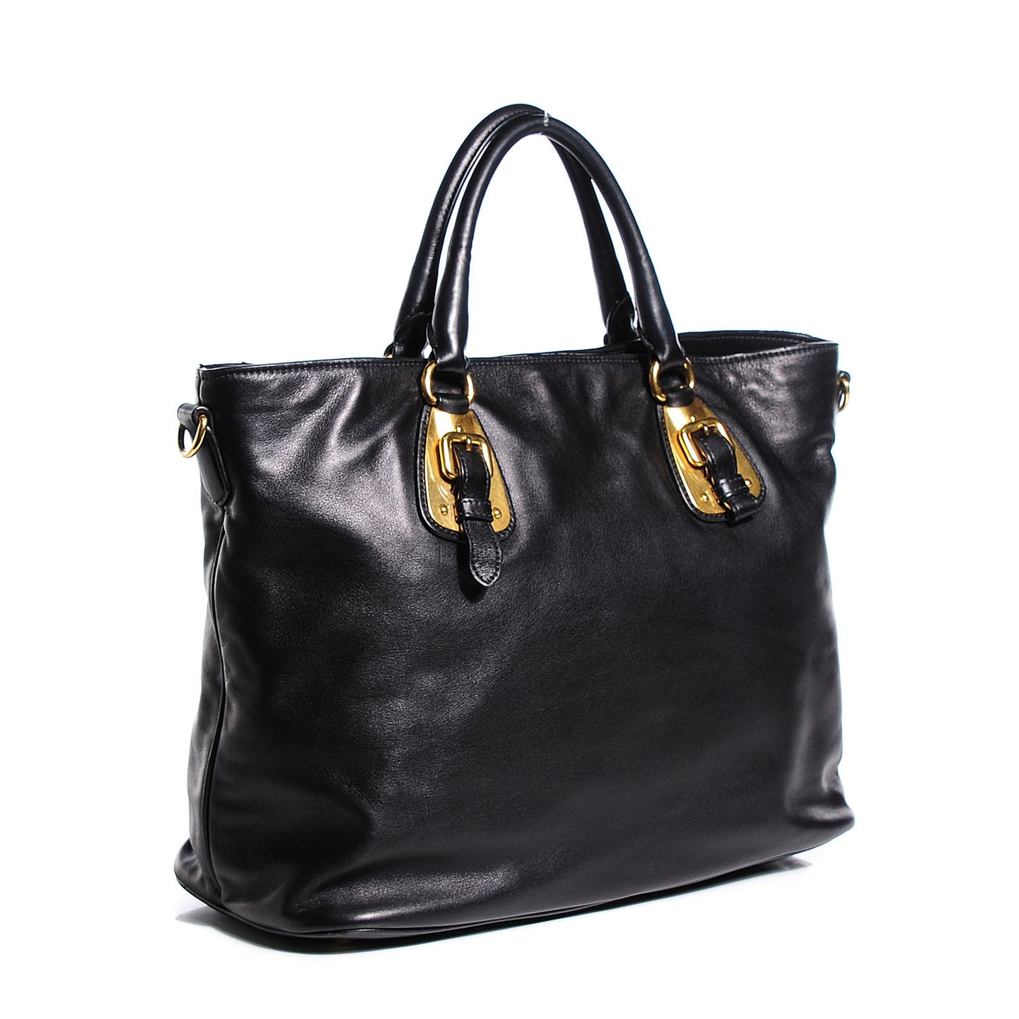 Soft Calf Tote Nero Black