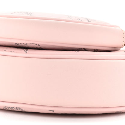 MCM Visetos Small Aren Multifunction Crossbody Pouch Powder Pink 9 of 13