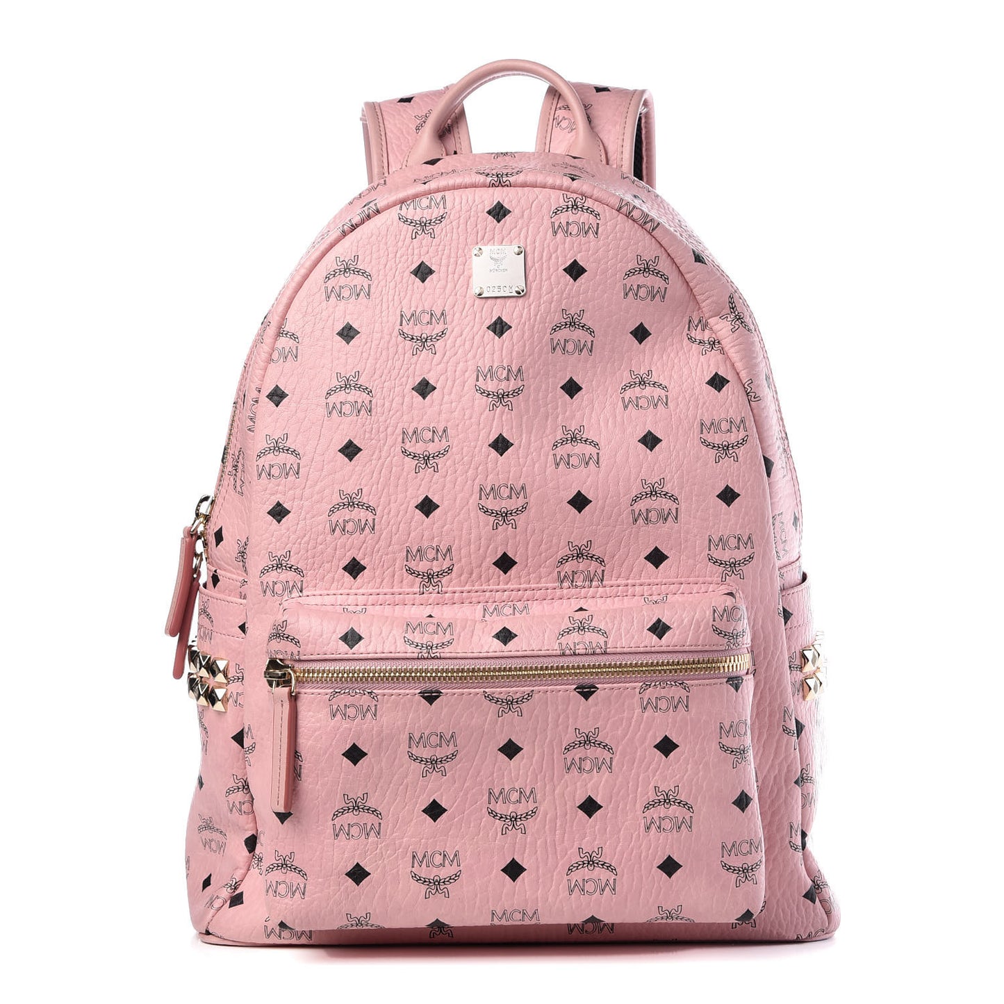 Visetos Medium Side Studs Stark Backpack Pink