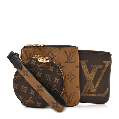 Louis Vuitton Reverse Monogram Giant Trio Pouch 1 of 7
