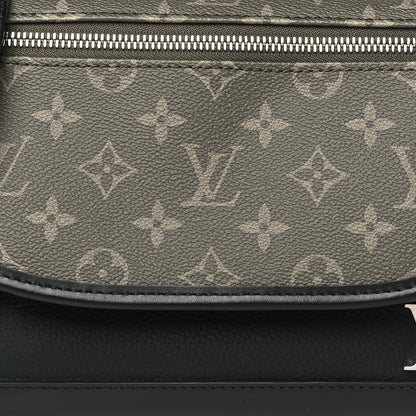 Louis Vuitton Grained Calfskin Monogram Pulse Messenger Khaki Black 7 of 9